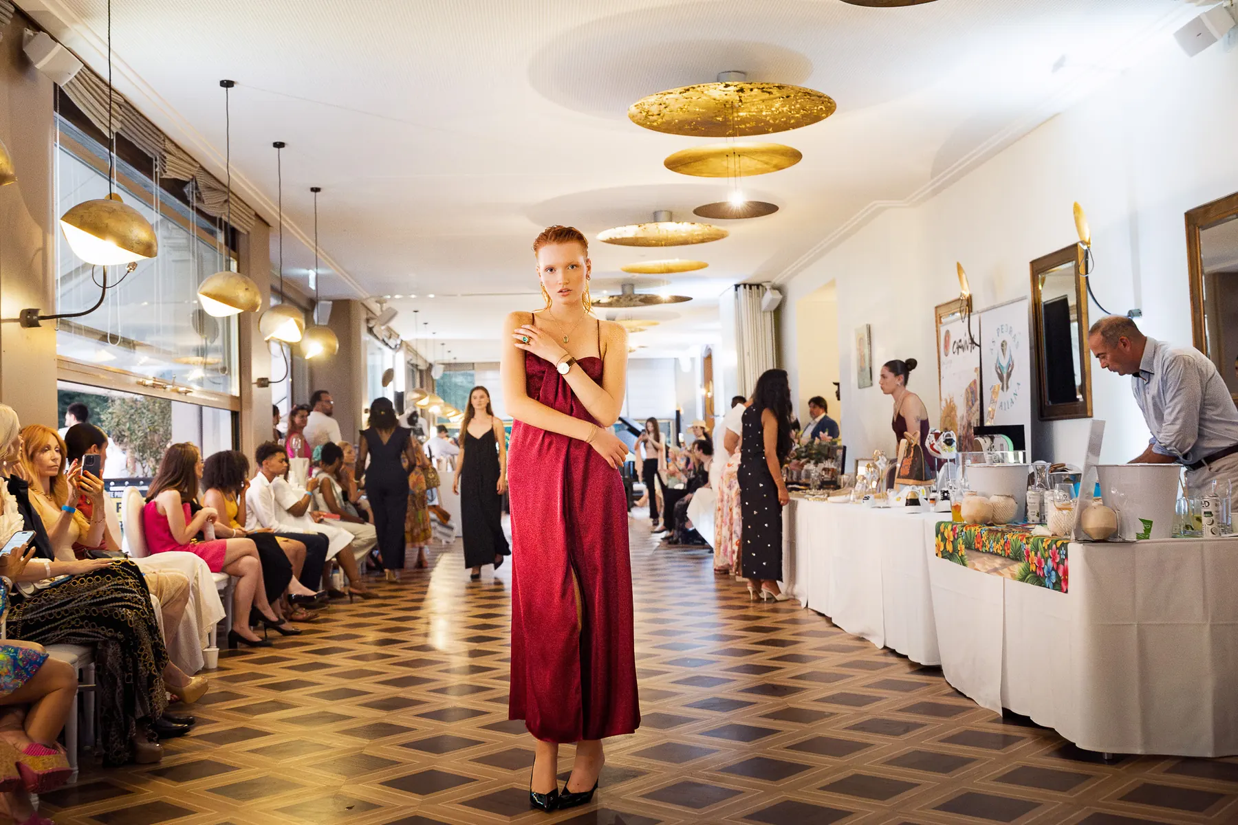 Designer look presented on the Fashion Night runway